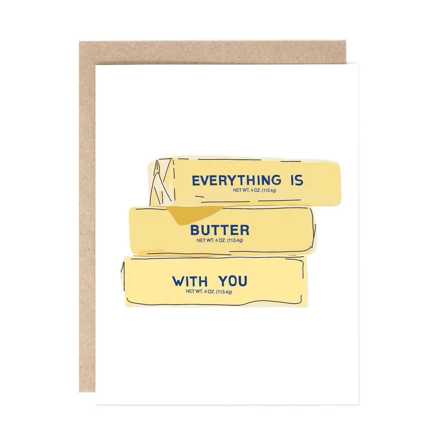Butter With You | Greeting Card