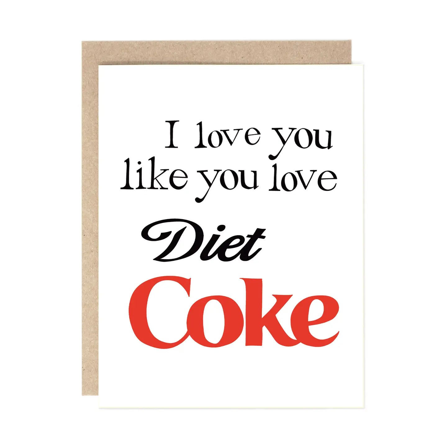 Diet Coke Love | Greeting Card