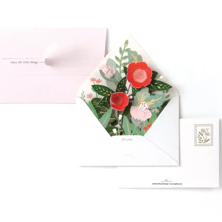 Floral Envelope | Pop-Up Card