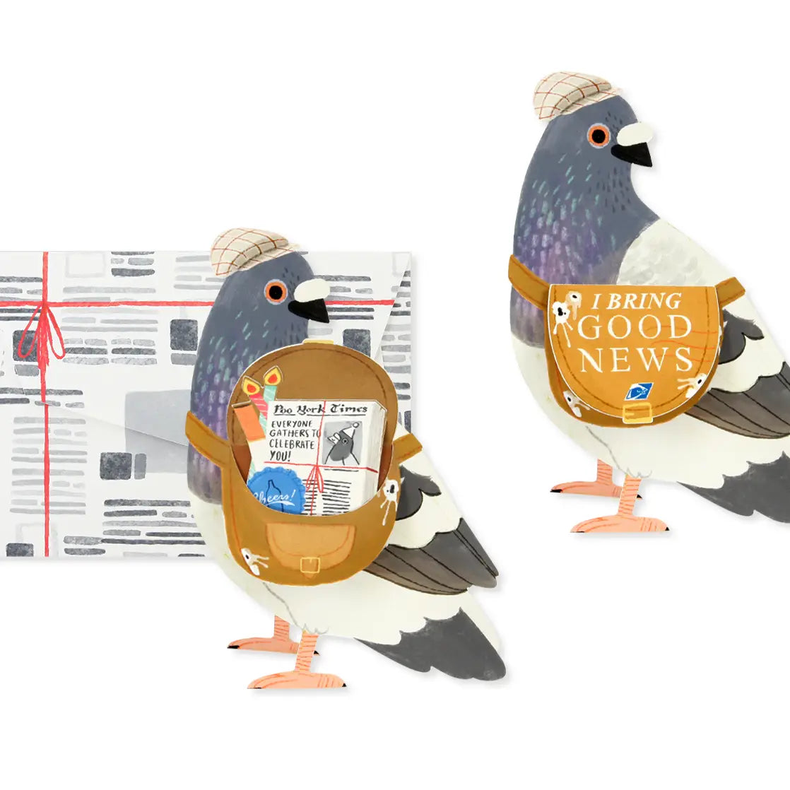 Birthday Messenger Pigeon | Pop-Up Card