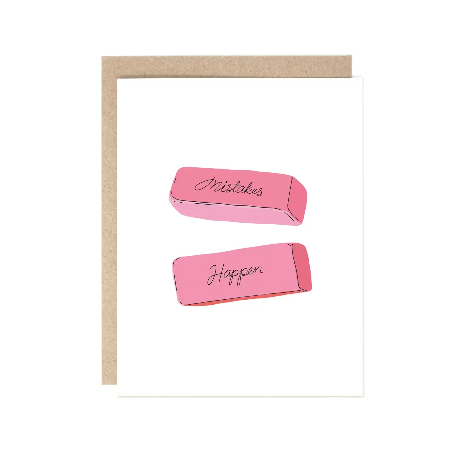 Mistakes Happen | Greeting Card