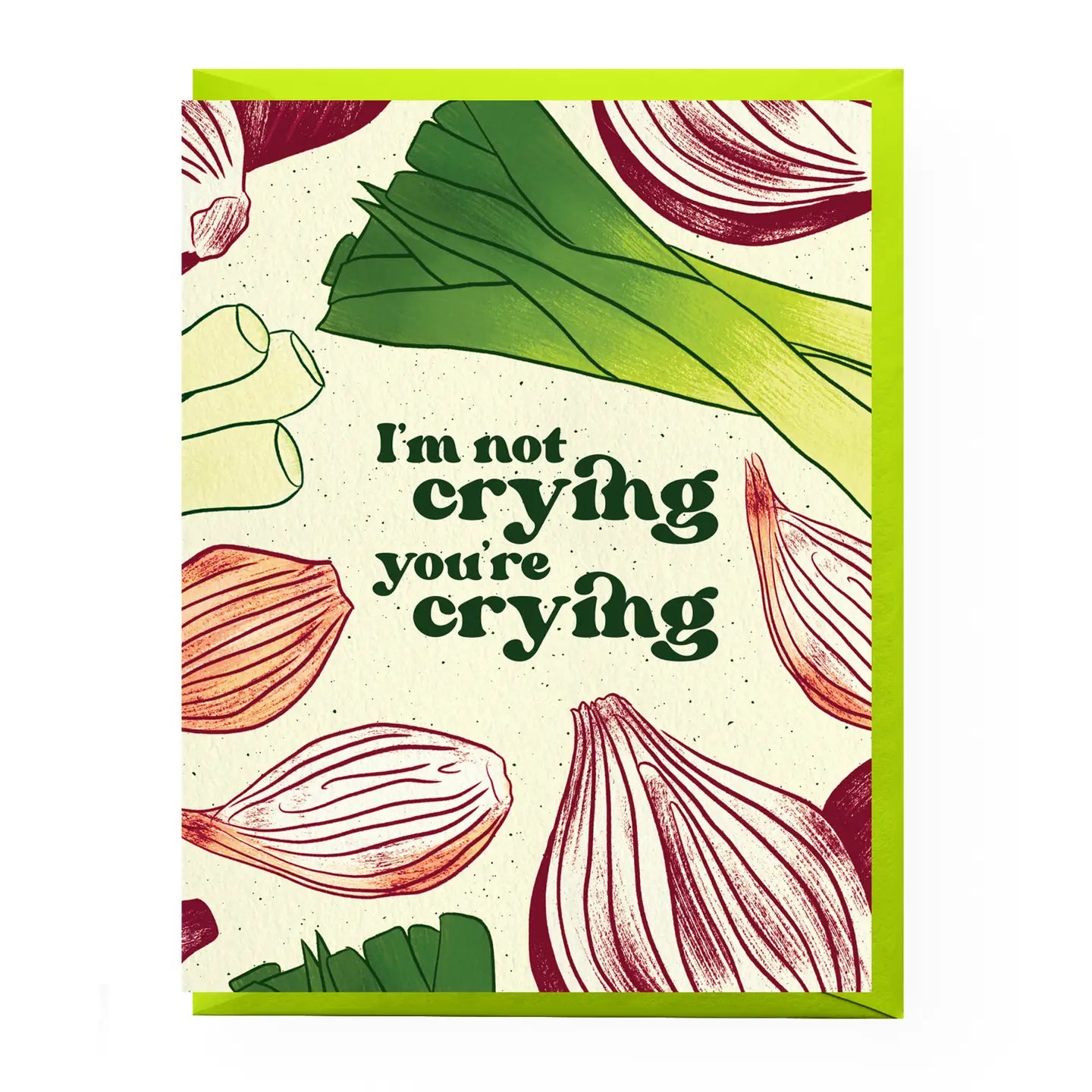 Crying Onions | Congrats Card